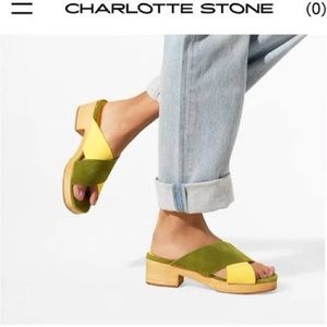 Charlotte Stone Amos clog Sunshine sz 9